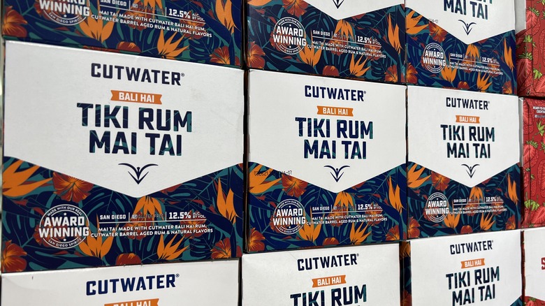 cases of cutwater canned cocktail
