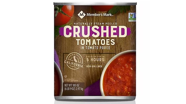   Miembro's Mark canned crushed tomatoes