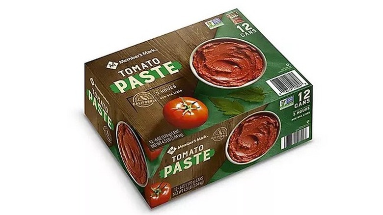   Caja de pasta de tomate en lata de 12 ct