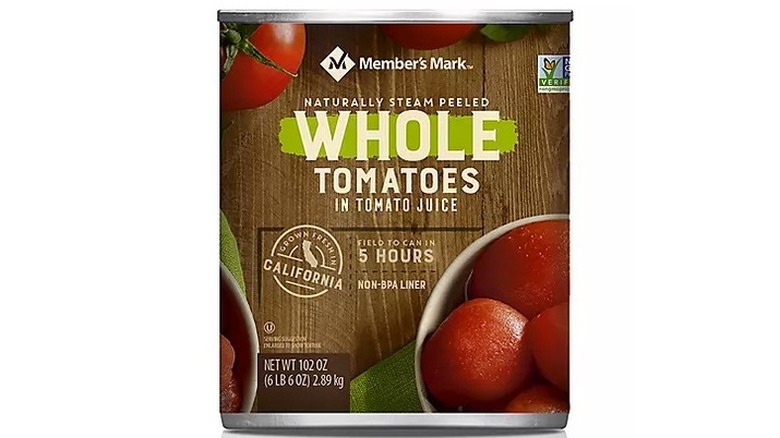 Member's Mark whole tomatoes in tomato juice