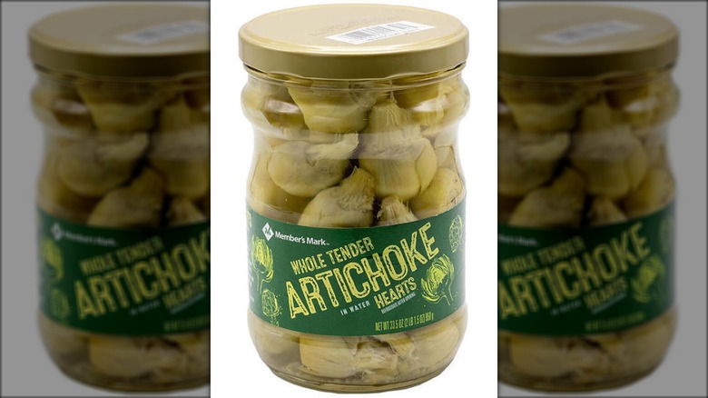 jarred artichokes in water