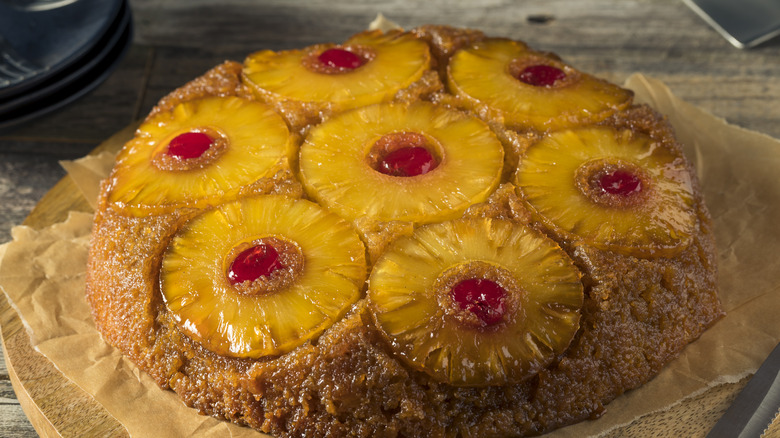 Pineapple upside-down cake