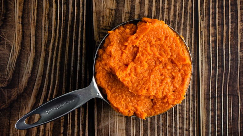 Canned pumpkin puree