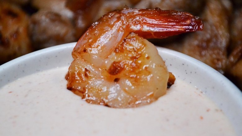 shrimp in creamy sauce