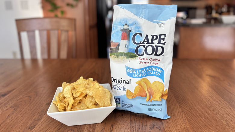 bag of chips with bowl of chips