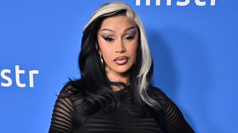 Cardi B at a red carpet event