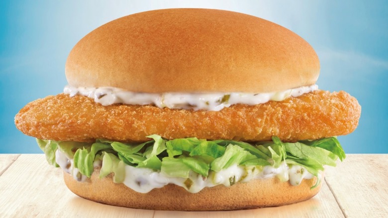 Carl's Jr. panko-breaded Pollock sandwich