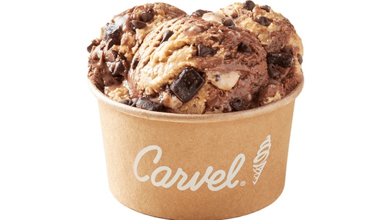 Carvel ice cream in cup