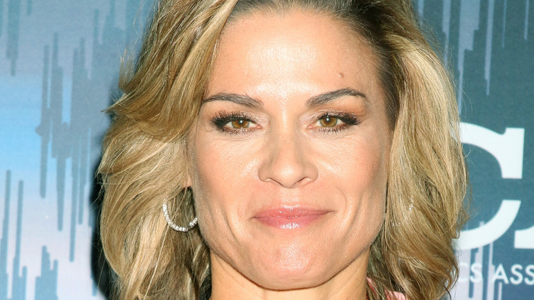 Cat Cora smirking