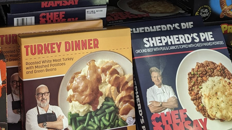 Celebrity Chef frozen dinners in store