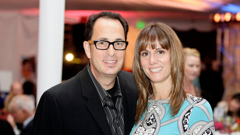Sam "The Cooking Guy" Zien photographed at an event with his wife, Kelly Zien