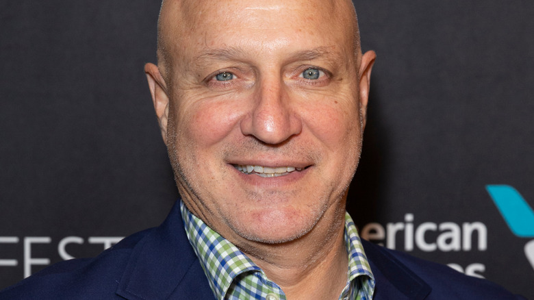 Tom Colicchio with black backdrop