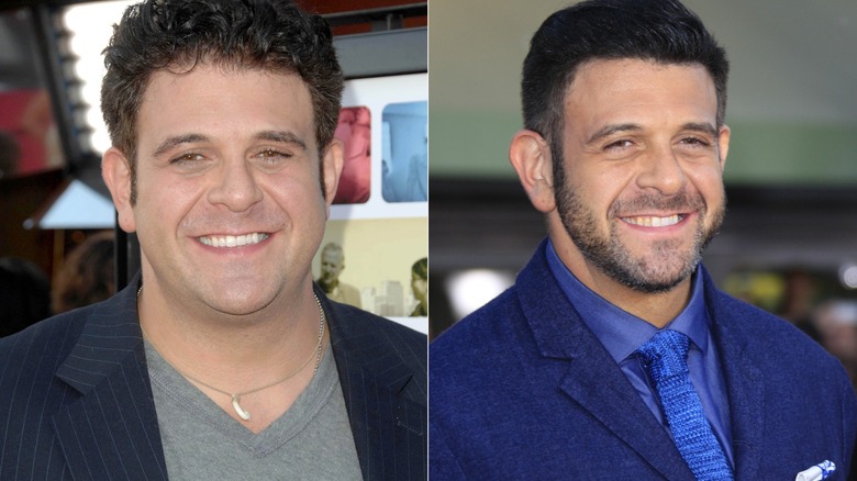 Adam Richman split image 2009 and 2014