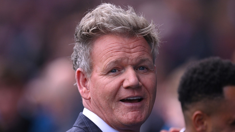 close up of chef Gordon Ramsay