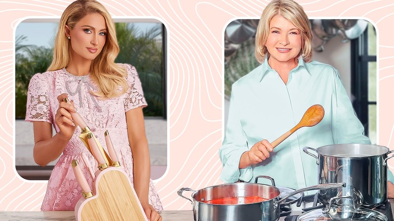 Paris Hilton and Martha Stewart cookware