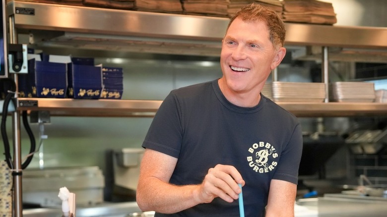 Bobby Flay at Bobby's Burgers
