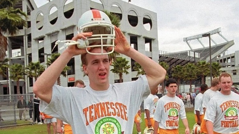 Peyton Manning in college