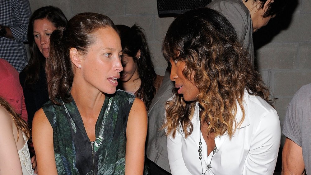 Naomi Campbell and Christy Turlington