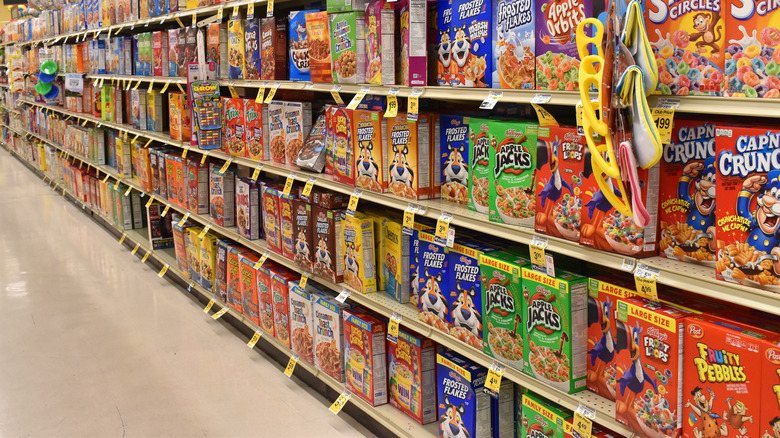 Cereal Aisle in the USA