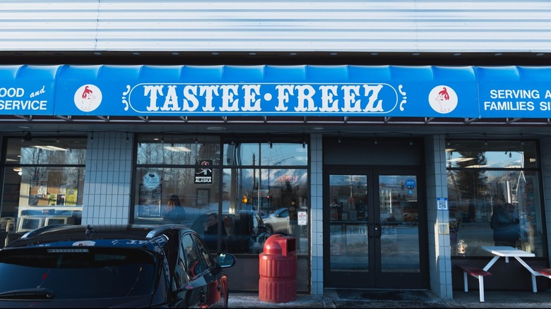 Exterior of Tastee-Freez in Anchorage, Alaska