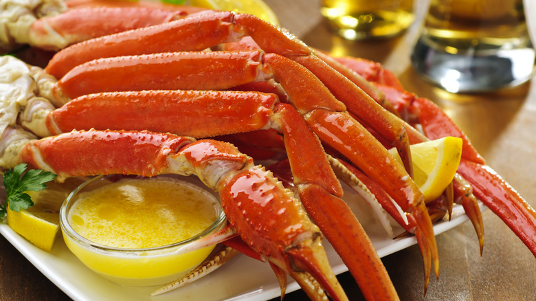 crab legs with butter
