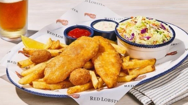 fish and chips from Red Lobster