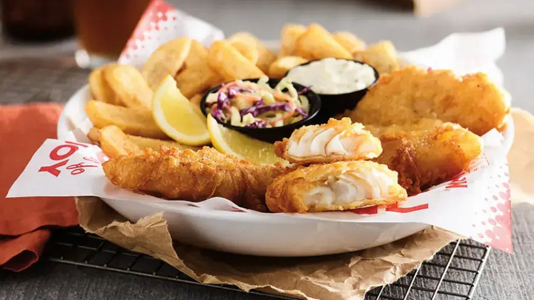 fish basket from Red Robin