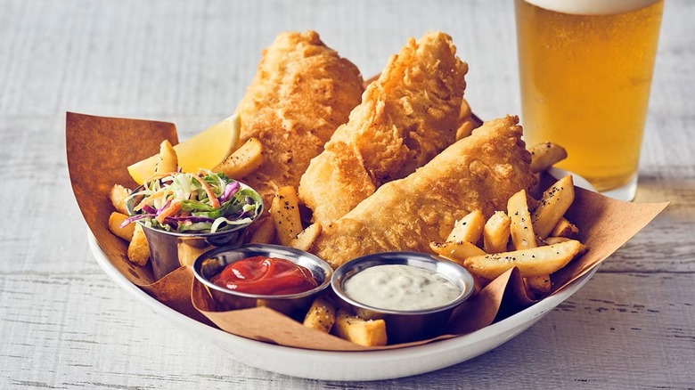 Bonefish Grill fried fish basket