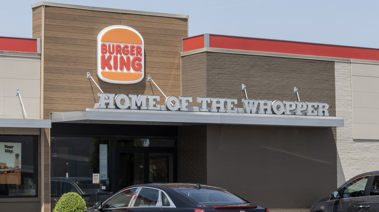 Exterior of a Burger King