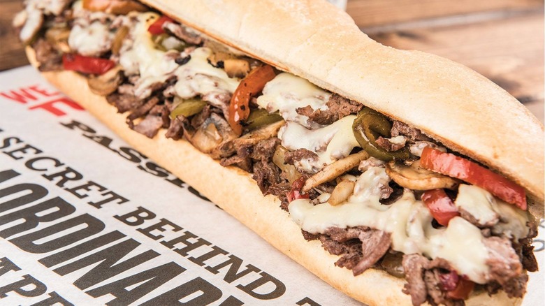 Capriotti's classic cheesesteak sandwich