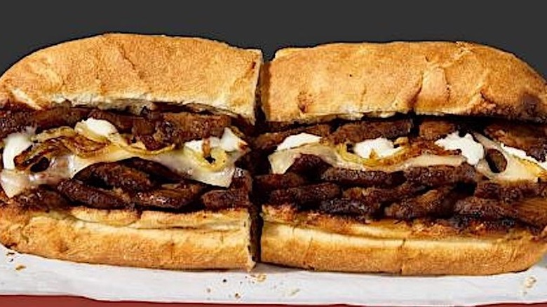 Potbelly prime rib steak sandwich
