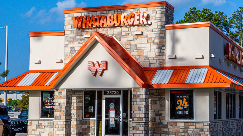Whataburger restaurant facade