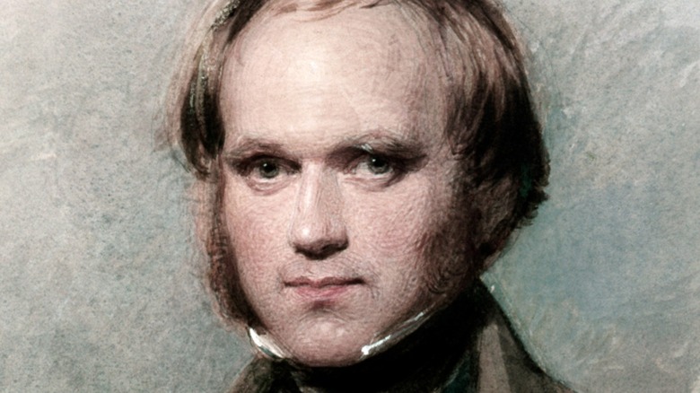 portrait of Charles Darwin