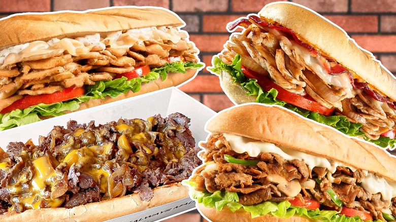 Charley's cheesesteak sandwiches 