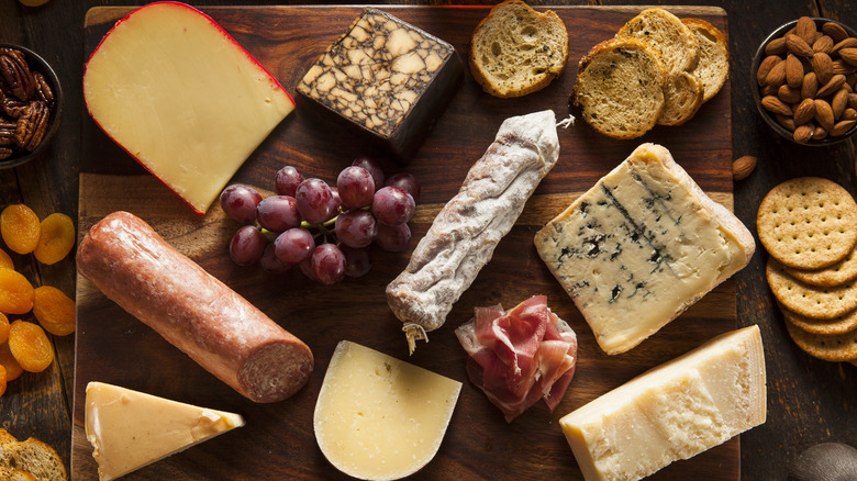 Fancy cheese board