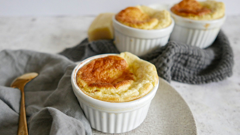 soufflé in ramekin