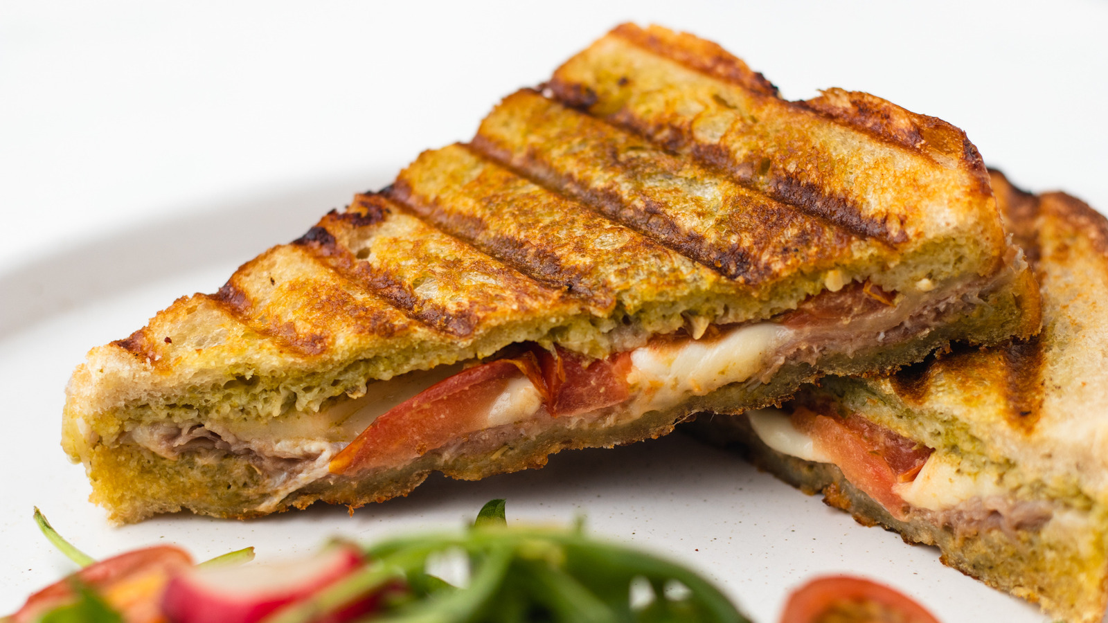 Cheesy Prosciutto Pesto Panini Recipe
