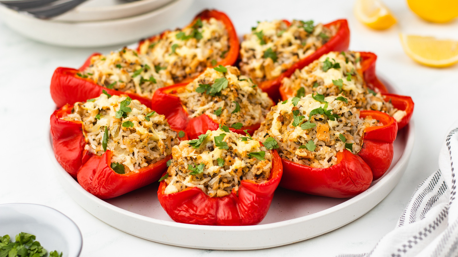 Cheesy Salmon Melt Stuffed Peppers Recipe
