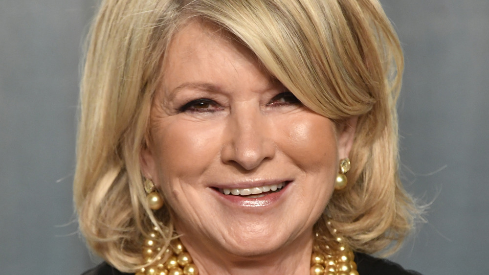 Martha Stewart smiling on red carapet