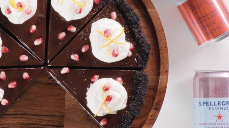 Nyesha Arrington's Chocolate Cranberry Ganache Tart