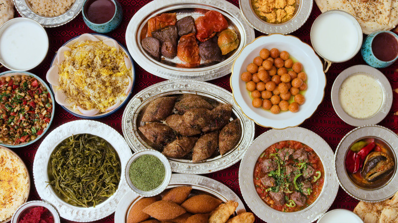 A spread of Turkish food from chef Musa Dagdeviren from Chef's Table