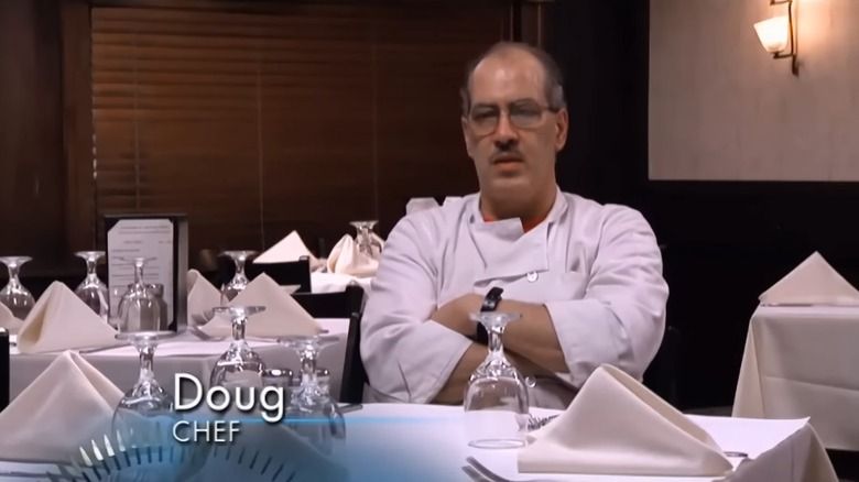 Screenshot of Chef Doug from The Seascape Inn episode of Kitchen Nightmares