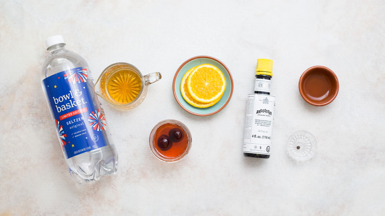 tequila cocktail ingredients on table