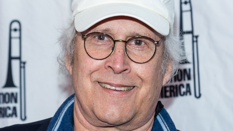 Chevy Chase on red carpet