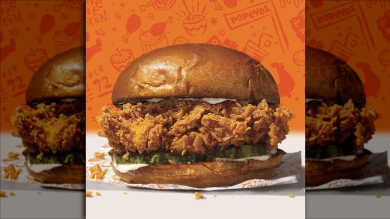 Popeye's chicken sandwich