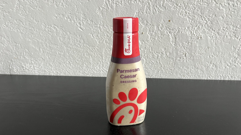 Bottle of Chick-fil-A Parmesan Caesar dressing