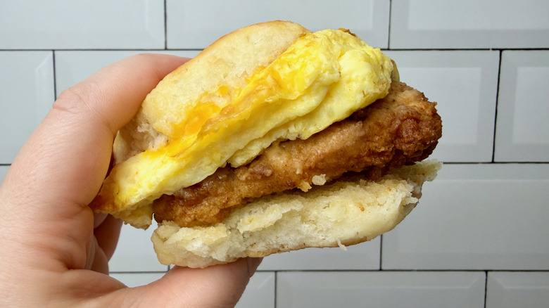 Chick-fil-A's Chicken, Egg & Cheese Biscuit