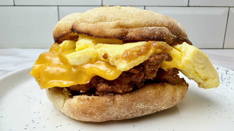 The Chicken, Egg & Cheese Muffin at Chick-fil-A