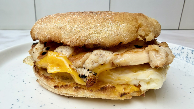 An Egg White Grill breakfast sandwich from Chick-fil-A
