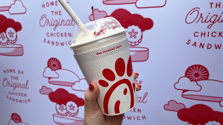 Chick-fil-A Caramel Crumble Milkshake